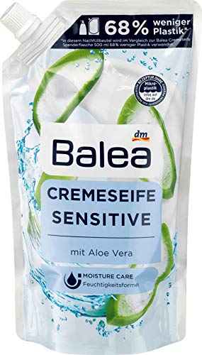 Balea Flüssigseife Sensitive Nachfüllpackung, 1 x 500 ml - Beauté & Parfums Amazon Allemagne à 1.40€
