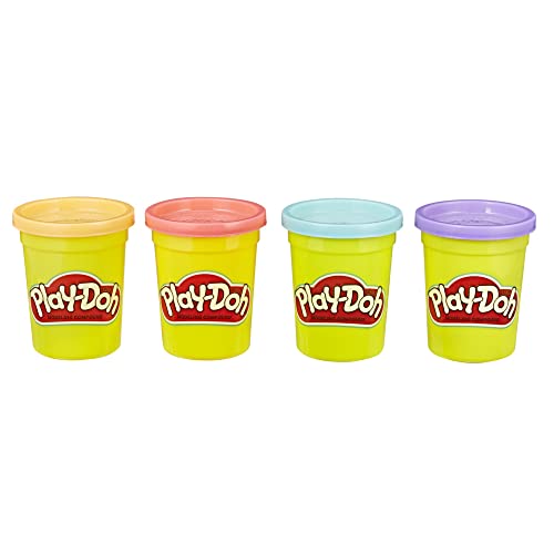 Play-Doh, Pack de 4 Pots de Pâte à Modeler Couleurs... - Jouets & Jeux en promo à 4.01€
