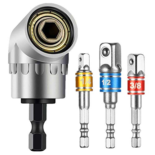 Adattatore per avvitatore ad angolo di 105° (1/4 di... - Sports & Fitness Amazon Italie à 9.70€
