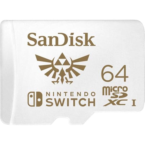 SanDisk 64GB microSDXC card for Nintendo Switch consoles up... en promo sur Amazon