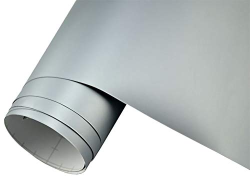 Neoxxim 5.5€/m2 Auto Folie matt - Silber matt 30 x 150 cm... - Auto & Moto en promo à 2.48€