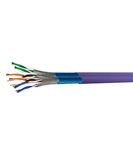 Câble Ethernet Rigide CAT6A F/FTP 2x4 Paires LSZH Violet... - High-Tech & Électronique Amazon France à 1.81€