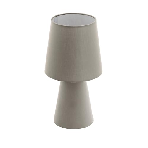 EGLO Tischlampe Carpara, Nachttisch, Textil in taupe E14... - Maison & Cuisine Amazon Allemagne à 20.13€