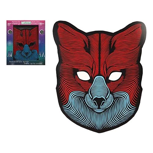 BigBuy Carnival -S1120094 LED-Maske im Wolf, mehrfarbig... - Auto & Moto Amazon Allemagne à 33.49€