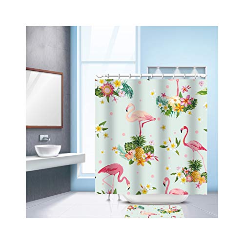 KnSam Shower Curtain with 12 Curtain Hooks 3D Water Cubes... - Sports & Fitness Amazon Royaume-Uni à 16.56€