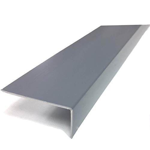 Unequal Grey Plastic PVC Corner 90 Degree 2.5 Meters Trim... - Auto & Moto en promo à 3.48€