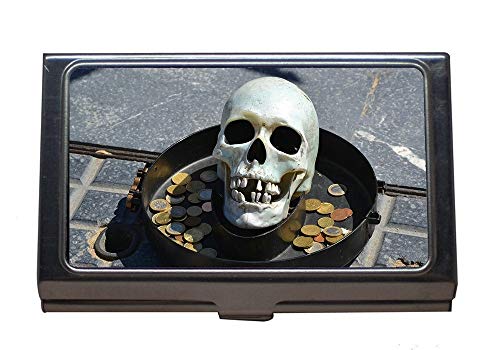 Professioneller Visitenkarten-Etui, Kopf Tod Schädel Kran... - Bricolage & Outils Amazon Royaume-Uni à 8.99€