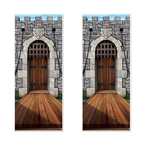 Beistle 53428 Castle Door Cover, 30" x 6', Multicolor - Amazon Espagne à 13.78€
