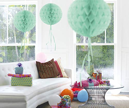 Folat Wabenfächerballon Rund Mintgrün - 30 cm - Maison & Cuisine Amazon Allemagne à 6.58€