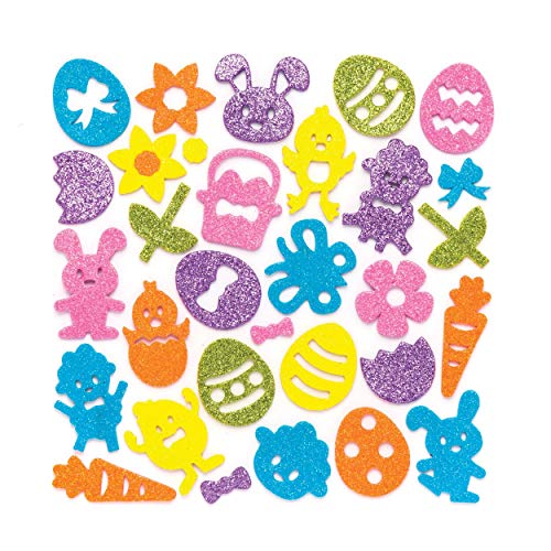 Baker Ross Autocollants de Pâques en mousse pailletée - Lot... - Toys & Games Amazon France à 4.99€