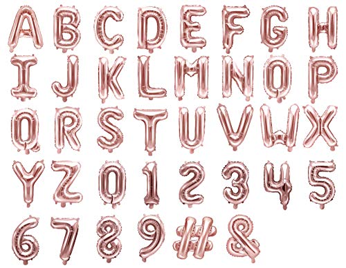 Globo de foil con letras y número de 35 cm, globo para... - Loisirs Créatifs Amazon Espagne à 2.90€