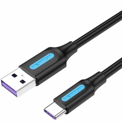 VENTION Câble USB A vers USB-C CORBH Noir 2 m - High-Tech & Électronique Amazon France à 4.60€