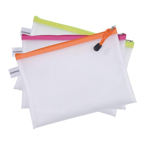 DONAU Bolsos con cremallera A4 con cremallera, 343 x 246... - Amazon Espagne à 14.50€