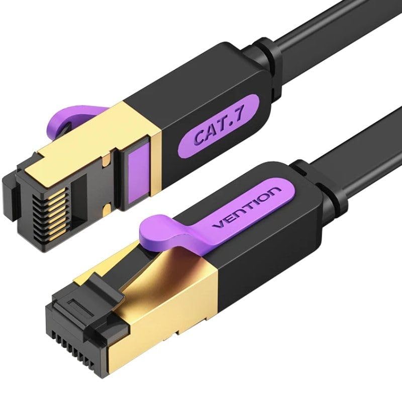 VENTION Netzwerkkabel RJ45 SFTP ICDBJ Cat.7 / 5 m, Schwarz - Sports & Fitness Amazon Allemagne à 7.72€