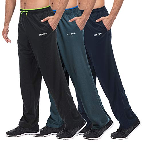 Men's Sweatpant with Pockets Open Bottom Athletic Pants,3... - Sports & Fitness Amazon UK à 18.30€