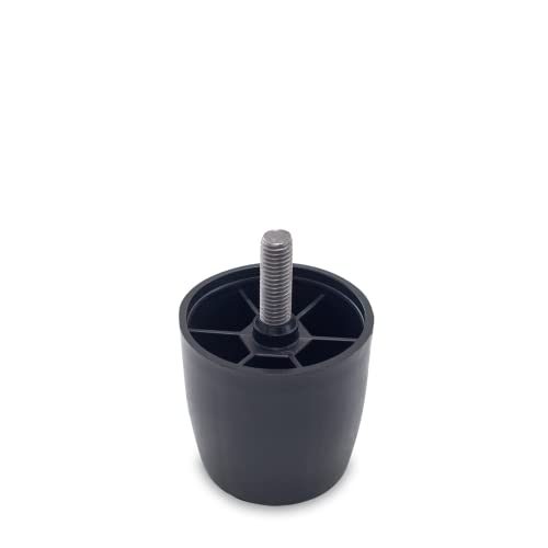 TENDAGGIMANIA Patas para Muebles De Plástico PVC Negro para... - Bon plan à 2.20€