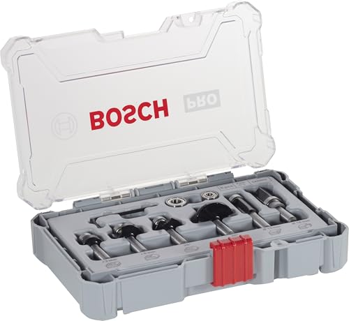 Bosch Professional 6 pcs. Trim & Edging Router Bit Set (for... - Maison & Cuisine Amazon Royaume-Uni à 28.30€