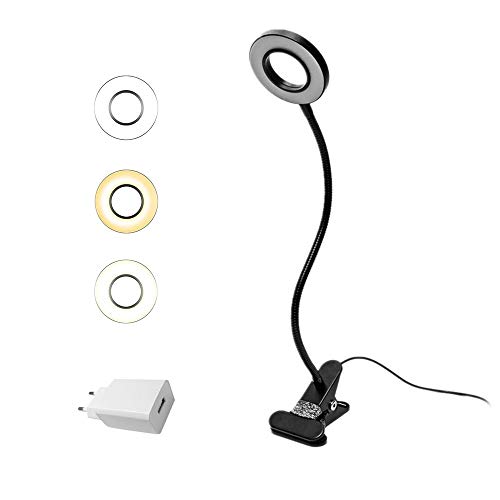 EYOCEAN LED Leselampe, Schwanenhals Klemmlampe, Augenpflege... - Maison & Cuisine Amazon Allemagne à 19.65€