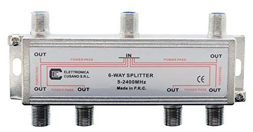 6633 - Splitter Satellitare 6 Vie, Partitore Antenna Tv da... - Tech & Electronics Amazon Italy à 42.59€