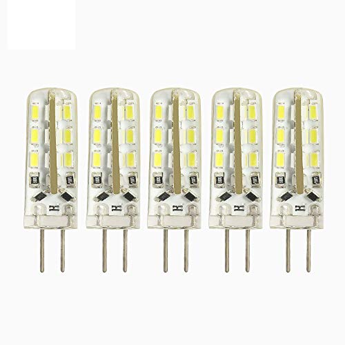 5 pack Ampoule LED G4, 1.5W 24 * 3014 SMD LED Lampe, Blanc... - Maison & Cuisine Amazon France à 2.19€