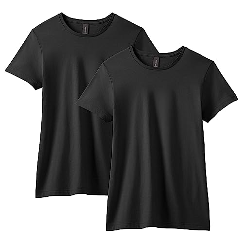 GILDAN - Maglietta da Donna Nero S - Amazon Italie à 8.31€