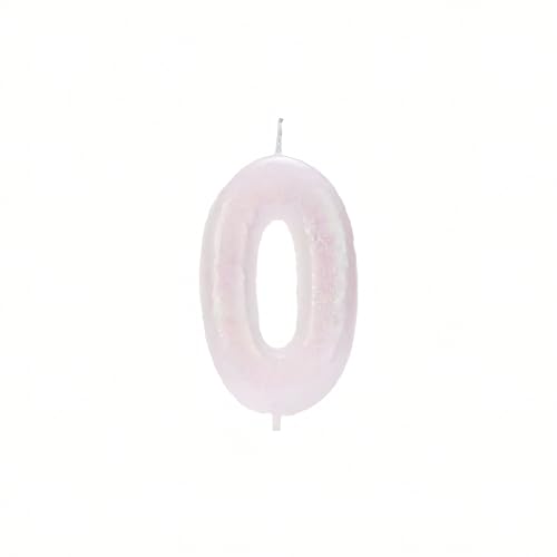 Anniversary House Bougie colorée irisée à paillettes numéro... - Maison & Cuisine en promo à 1.72€