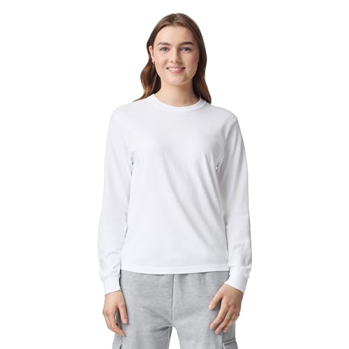 Comfort Colors Adult Long Sleeve tee Camiseta, Blanco, XXL... - Mode & Vêtements Amazon Espagne à 9.39€
