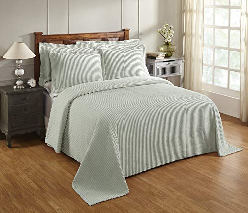 Better Trends Sage Twin Bedspread, 100% Cotton Tufted... - Maison & Cuisine Amazon Royaume-Uni à 13.55€