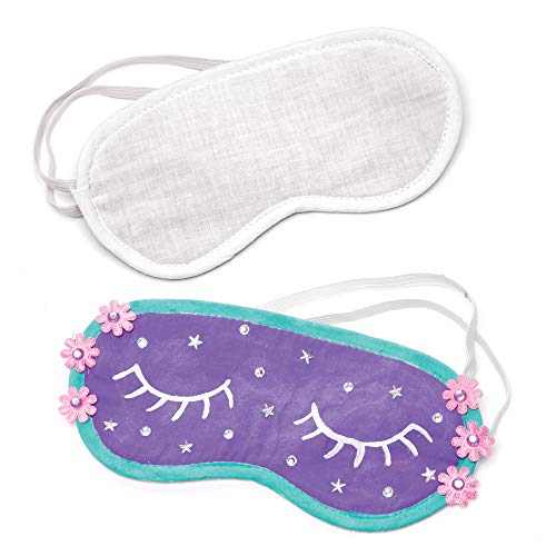 Baker Ross Ltd AW329 Masque Oculaire en Tissu Calico - Amazon France à 6.99€