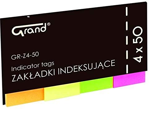 Zakladki indeksujace Grand Flagi GR-Z4-50 - Fournitures Bureau Amazon Allemagne à 1.54€