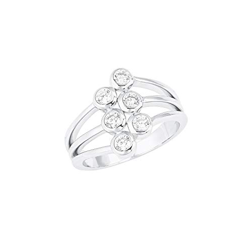 s.Oliver Donna Argento 925 Argento Rotonda White Zirconia... - Amazon Italy à 39.06€