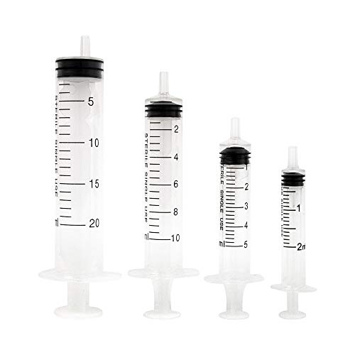 Einmalspritze, 3-teilig 20ml, 50 Stück - Amazon Allemagne à 3.12€