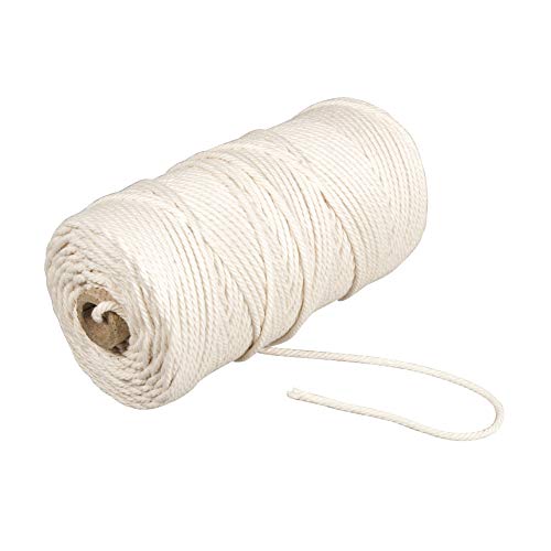 Rayher 4400502 Garn, 3,7mm ø, ca. 500g, Spule 141m, weiß - Maison & Cuisine Amazon Allemagne à 8.83€