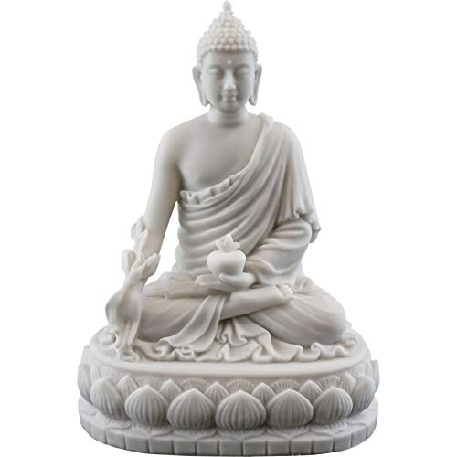 Top Collection Buddha-Statue, Buddha-Skulptur in weißem... - Maison & Cuisine Amazon Allemagne à 9.00€