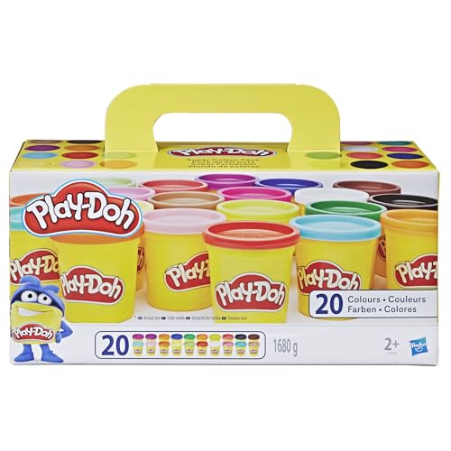Play-Doh, 20 Pots de Pâte à Modeler avec des Couleurs... - Jouets & Jeux en promo à 19.99€