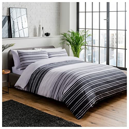 Sleepdown Set Copripiumino Double-Face, Motivo a Righe... - Amazon Italie à 14.27€