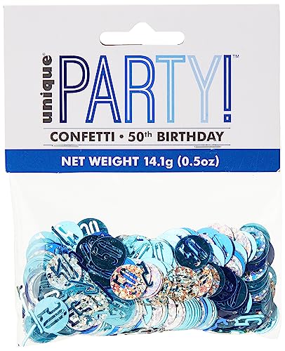 Unique Party- Confetti, 83841, Bleu/argenté - Loisirs Créatifs Amazon France à 2.11€
