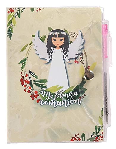 Vasara Libreta Mi Primera Comunión PVC + Bolí­grafo - Fournitures Bureau Amazon Espagne à 1.65€