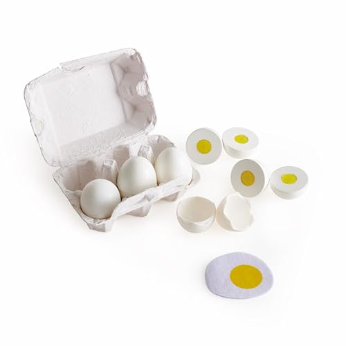 Hape Egg Carton | 3 Hard-Boiled Eggs with Easy-Peel Shell &... - Toys & Games Amazon UK à 6.70€