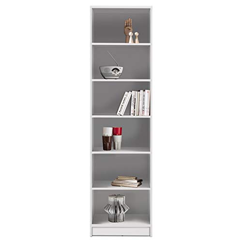 Stella Trading Regal weiß matt, Regalschrank mit 7 Fächer... - Maison & Cuisine Amazon Allemagne à 54.36€