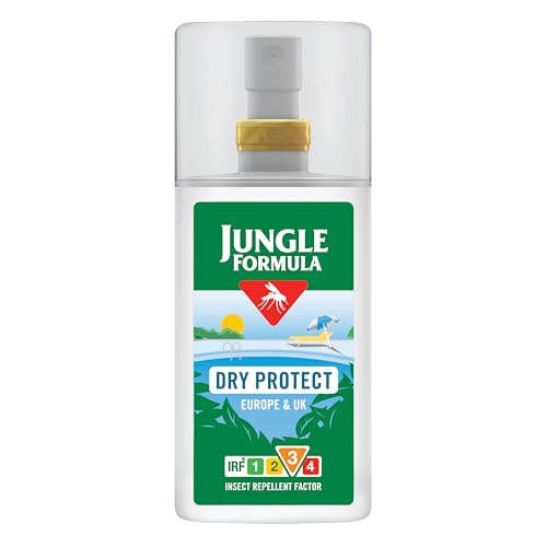 Jungle Formula Dry Protect Insect Repellent (90ml Spray... - Baby & Nursery Amazon UK à 6.79€