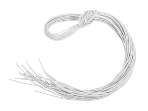 Fil élastique blanc pour masques 60 cm d - Fournitures Bureau en promo à 1.87€