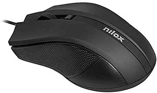 Nilox USB 1600DPI Souris Noire Optique - Tech & Electronics Amazon France à 10.01€