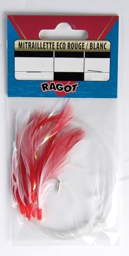 Ragot Mitraillette Eco - D.0.50mm - 135cm - Rouge Blanc... - Sports & Fitness Amazon Espagne à 4.70€