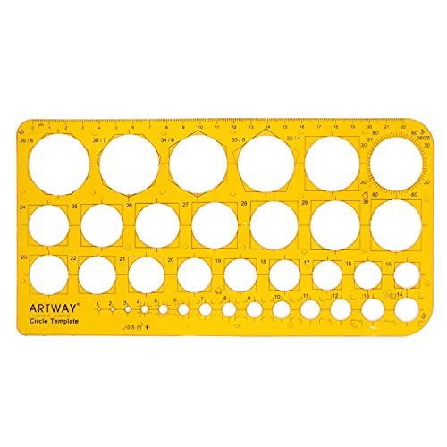 Artway Plantilla de círculo - A prueba de roturas - Jardin & Extérieur en promo à 6.62€