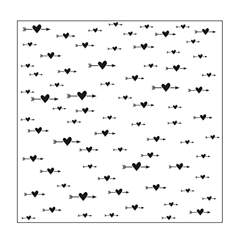 Vaessen Creative Kunst Schablone Stencil, Pfeil Herzen, zum... - Maison & Cuisine Amazon Allemagne à 2.85€