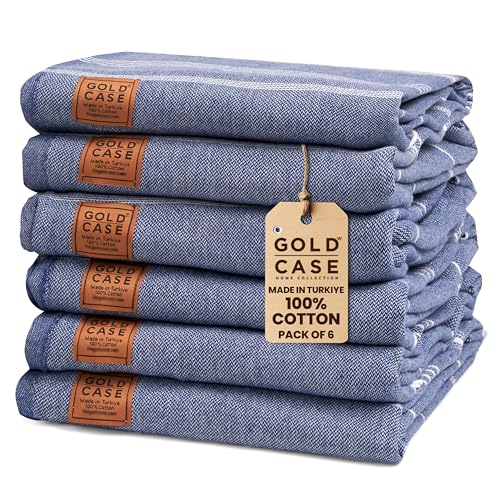 Gold CASE Turkish Beach Towel Set of 6 – 100% Cotton Large... - Sports & Fitness Amazon Royaume-Uni à 25.54€