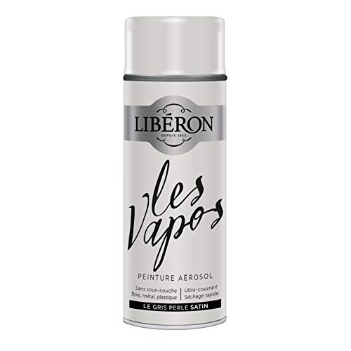 Libéron Peinture aérosol Les vapos, Le Gris Perle Satin... - Loisirs Créatifs en promo à 14.60€