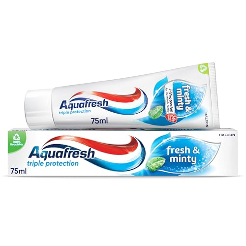 Aquafresh Fresh and Minty Fluoride Toothpaste, Triple... - Beauté & Parfums Amazon Royaume-Uni à 0.90€