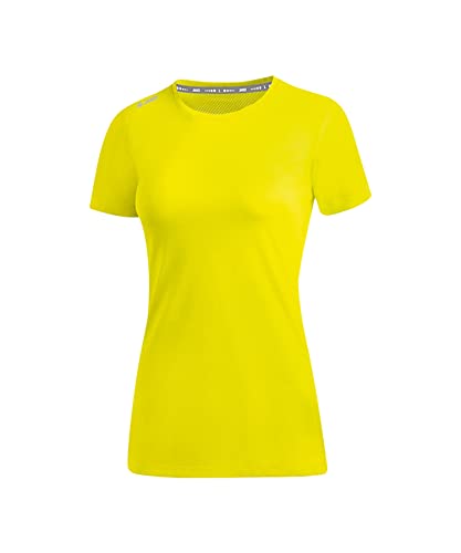 Jako Run 2.0 Camiseta para Mujer, Talla 36, Amarillo - Bon plan à 17.19€